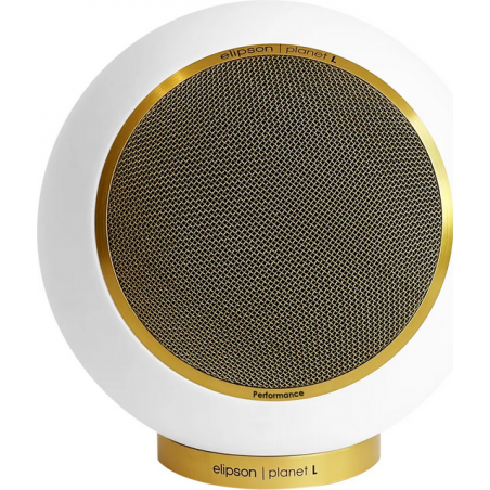 Enceintes compactes ELIPSON PLANET L PERFORMANCE BLANC MAT GOLD