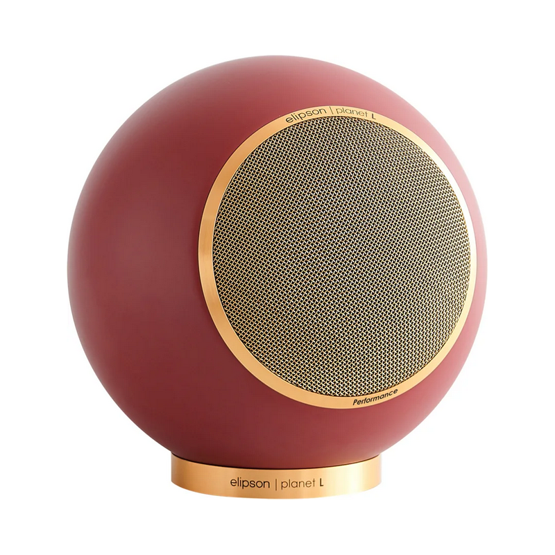 Enceintes compactes ELIPSON PLANET L PERFORMANCE BORDEAU MAT GOLD