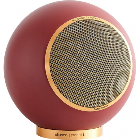 Enceintes compactes ELIPSON PLANET L PERFORMANCE BORDEAU MAT GOLD