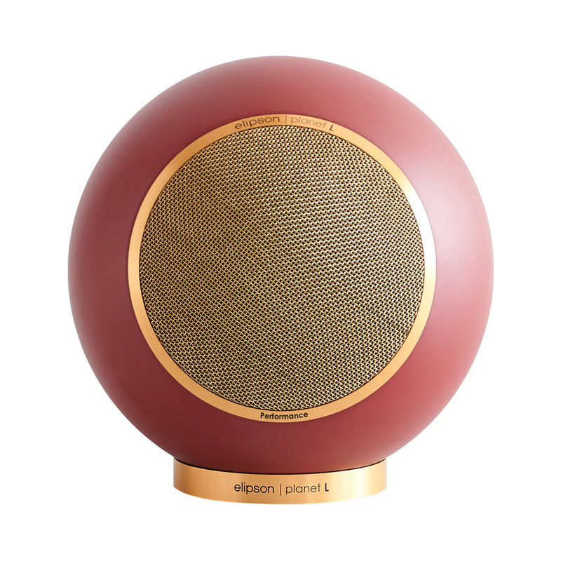 Enceintes compactes ELIPSON PLANET L PERFORMANCE BORDEAU MAT GOLD