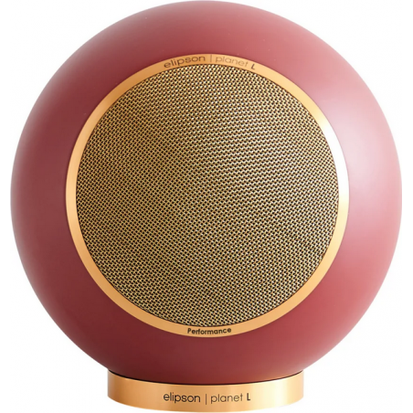 Enceintes compactes ELIPSON PLANET L PERFORMANCE BORDEAU MAT GOLD