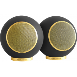 Enceintes compactes ELIPSON PLANET L PERFORMANCE NOIR MAT GOLD