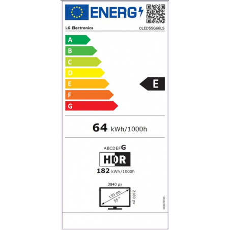 Télévision LG OLED55G66LS