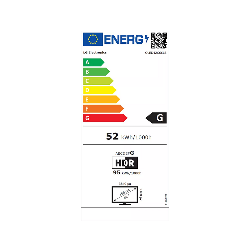 Télévision LG OLED42C6
