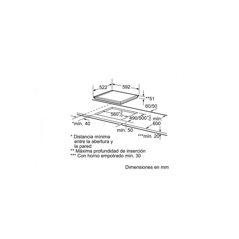 Plaque de cuisson SIEMENS EH631BL18E