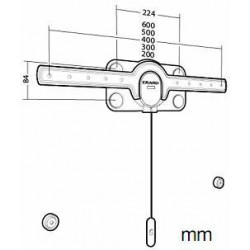 Supports TV ERARD FIXIT 600