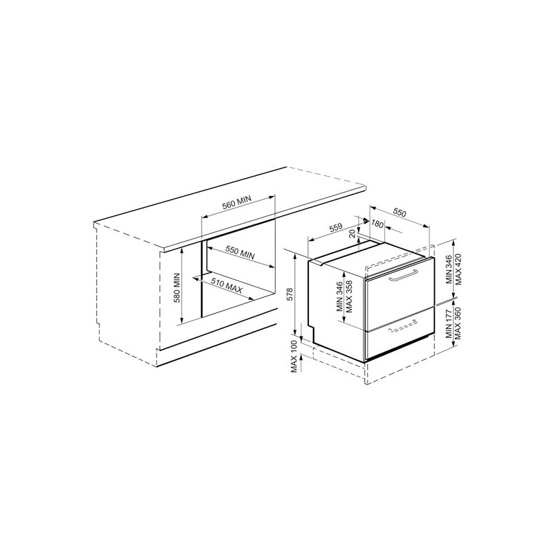 Lave Vaisselle SMEG STC75