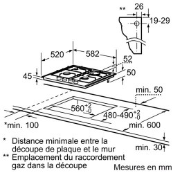 Plaque de cuisson BOSCH PCP612B80E