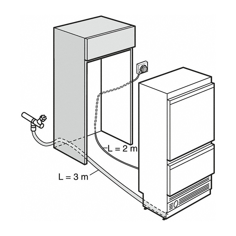 Réfrigérateur congélateur MIELE KF 1901 Vi