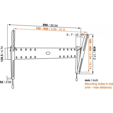 Supports TV VOGEL'S BASE 15 L