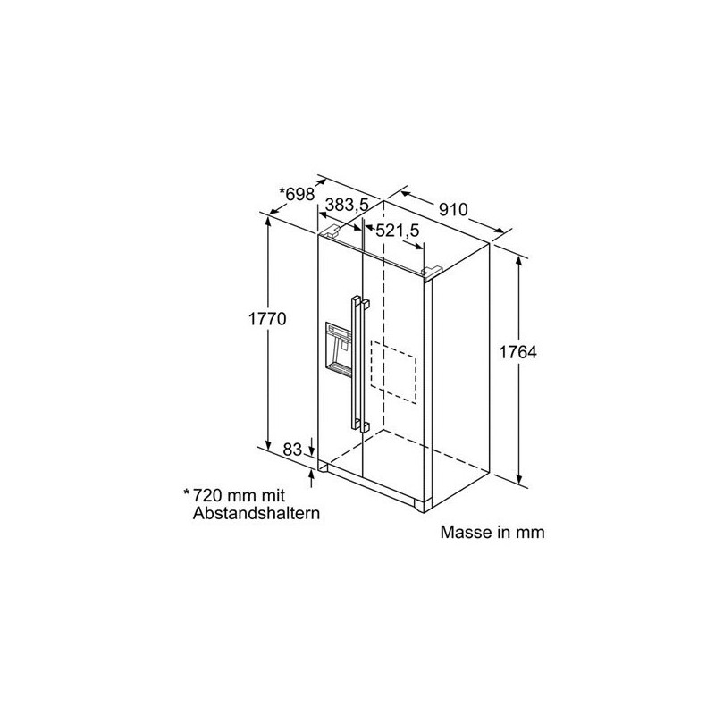 Réfrigérateur congélateur BOSCH KAD90VI30