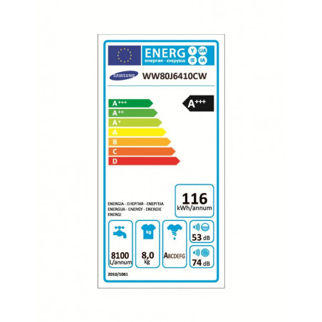 Lave Linge SAMSUNG WW80J6410CW/EF