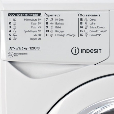 Lave Linge INDESIT EWC61252WFR