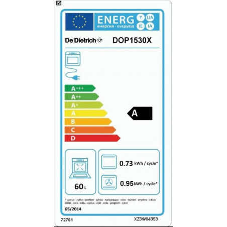 Four DE DIETRICH DOP1530X