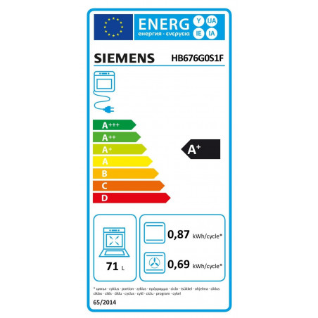 Four SIEMENS HB676G0S1F