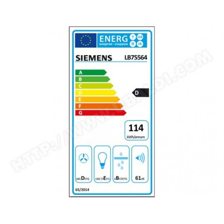 Hotte SIEMENS LB75564