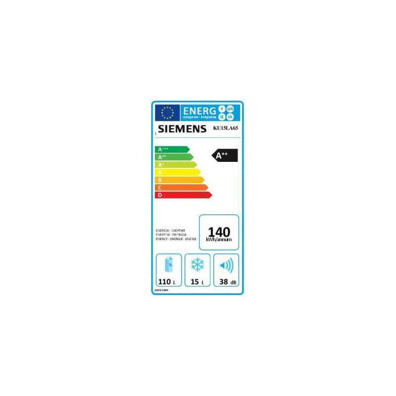 Réfrigérateur SIEMENS KU15LA65