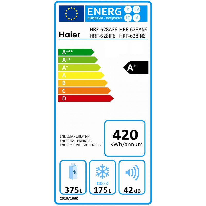 Réfrigérateur congélateur HAIER HRF-628IN6