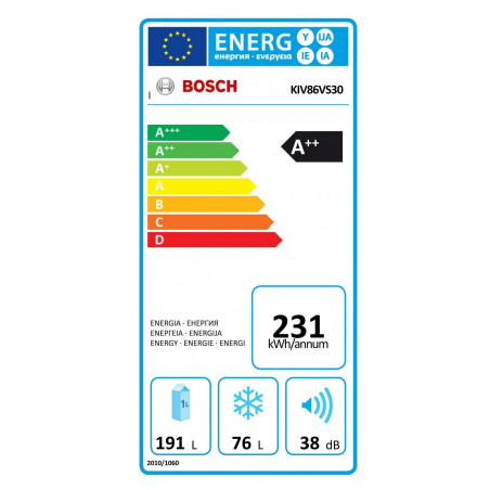 Réfrigérateur congélateur BOSCH KIV86VS30