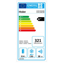 Réfrigérateur congélateur HAIER C3FE744CMJ