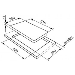 Plaque de cuisson SMEG SI5322B