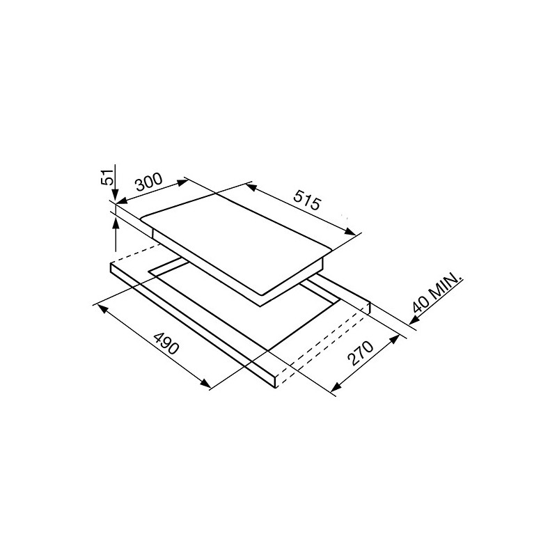 Plaque de cuisson SMEG SI5322B