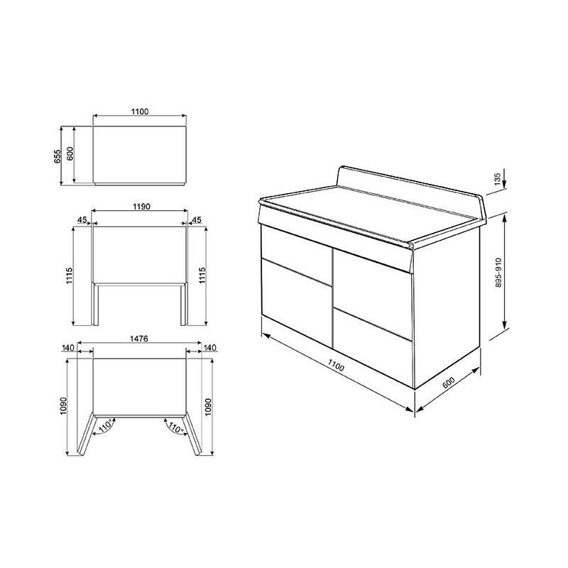 Cuisinière SMEG TR4110IBL