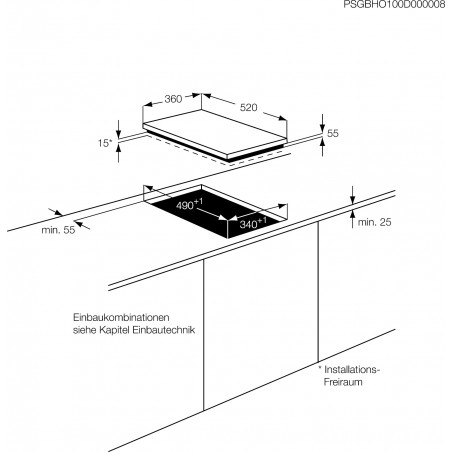 Plaque de cuisson AEG HC452401EB