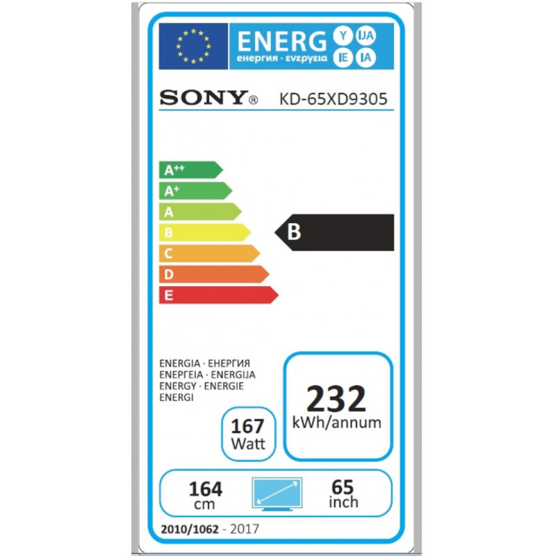 Télévision SONY KD65XD9305BAEP