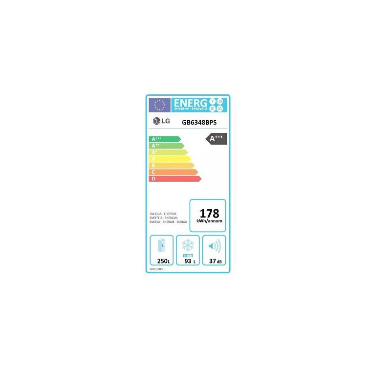 Réfrigérateur congélateur LG GB6348BPS