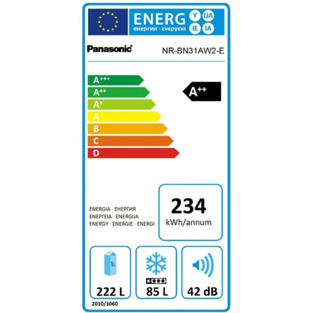 Réfrigérateur congélateur PANASONIC NR-BN31AW2