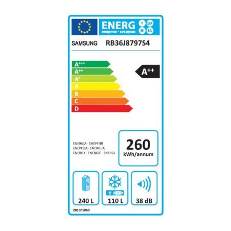 Réfrigérateur congélateur SAMSUNG RB36J8797S4