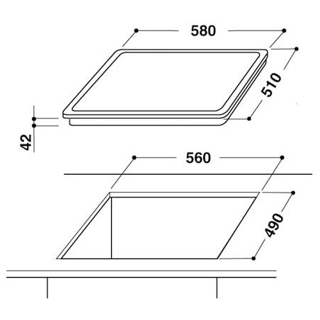 Plaque de cuisson WHIRLPOOL AKT 8130 NE