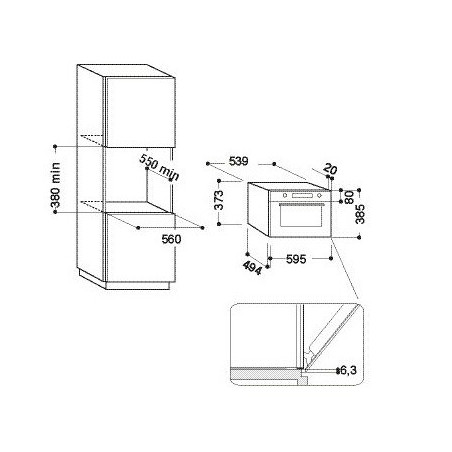 Micro ondes WHIRLPOOL AMW 761 IXL