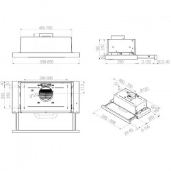 Hotte WHIRLPOOL AKR 749 WH