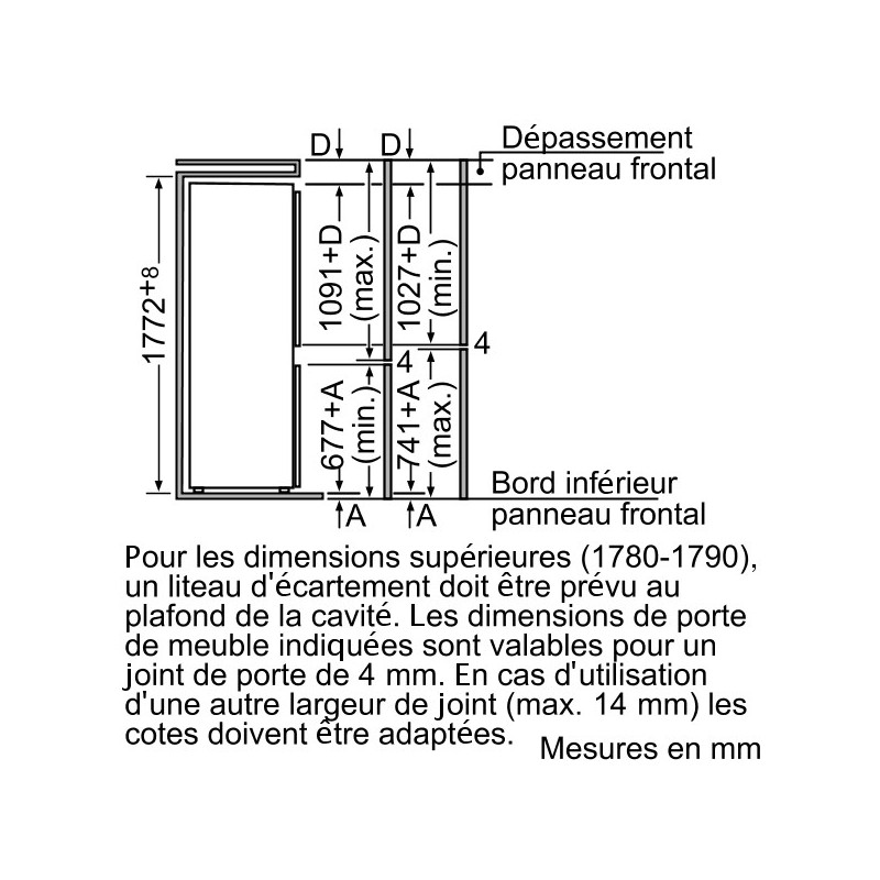 Réfrigérateur congélateur SIEMENS KI34VV21FF