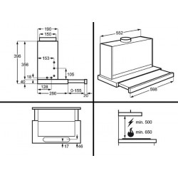 Hotte ELECTROLUX EFP60460OX