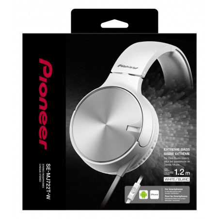Casque arceau Pioneer SE-MJ722T-W