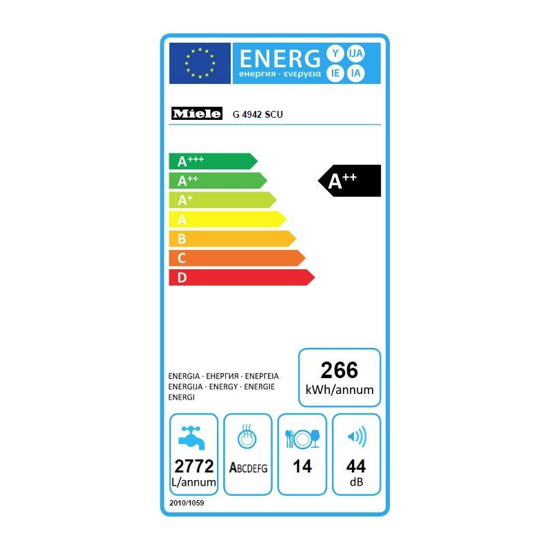 Lave Vaisselle MIELE G4942SCU