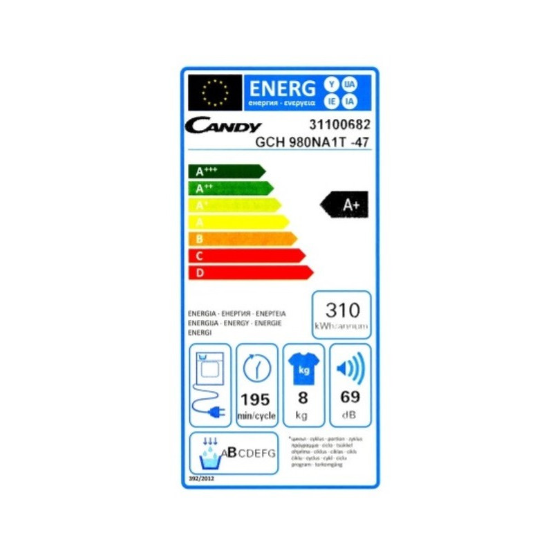 Sèche Linge CANDY GCH 980NA1T-S