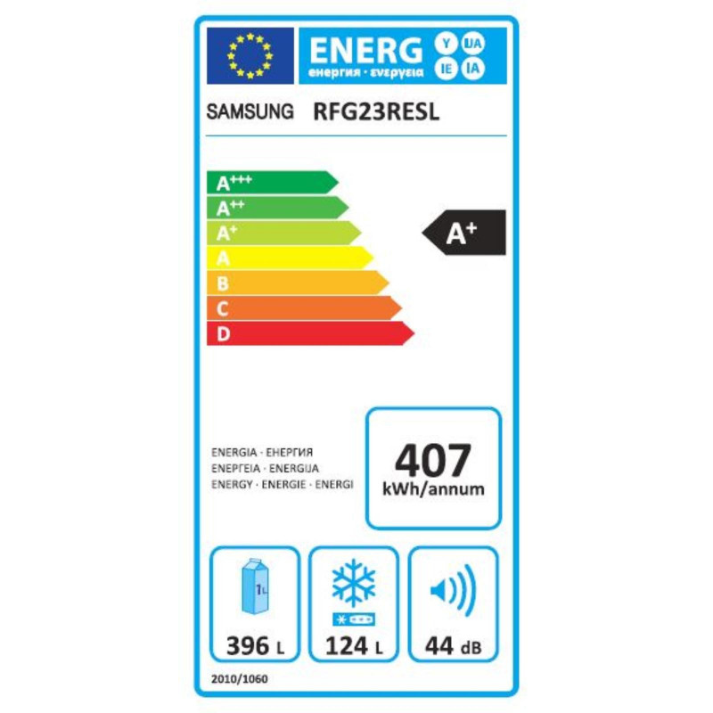 Réfrigérateur congélateur SAMSUNG RFG23RESL1/XEF