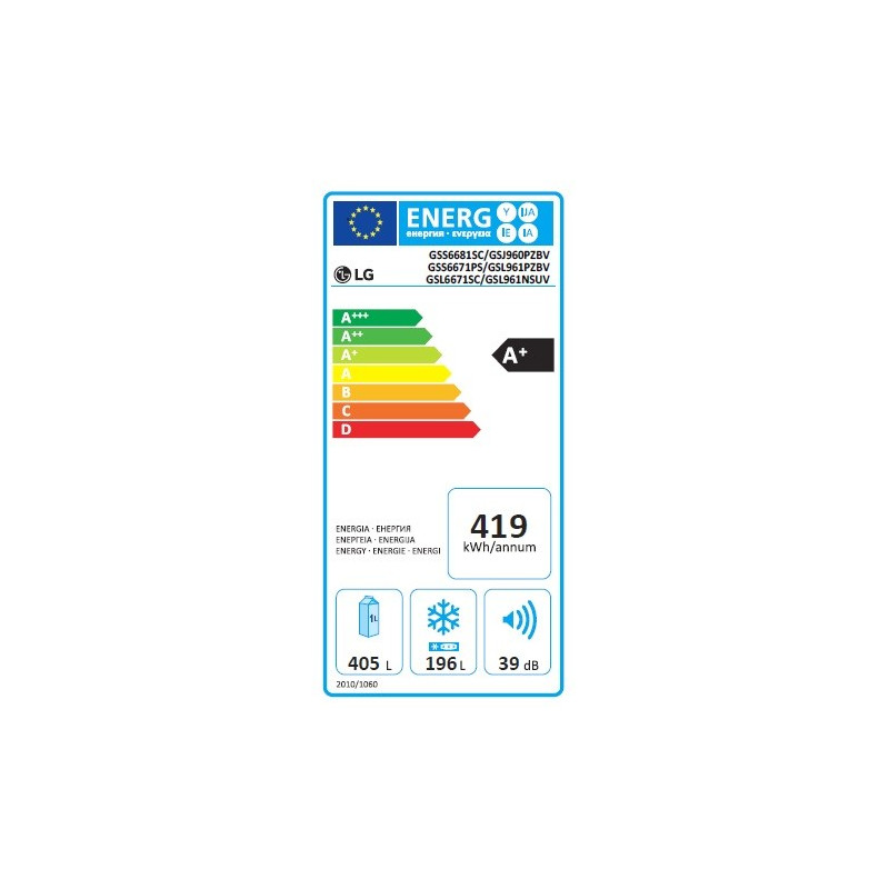 Réfrigérateur congélateur LG GSS6671PS
