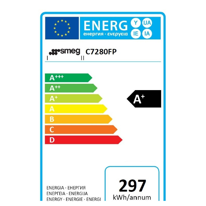 Réfrigérateur congélateur SMEG C7280FP