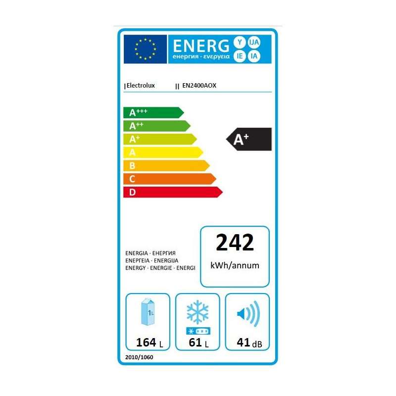 Réfrigérateur congélateur ELECTROLUX EN2400AOX