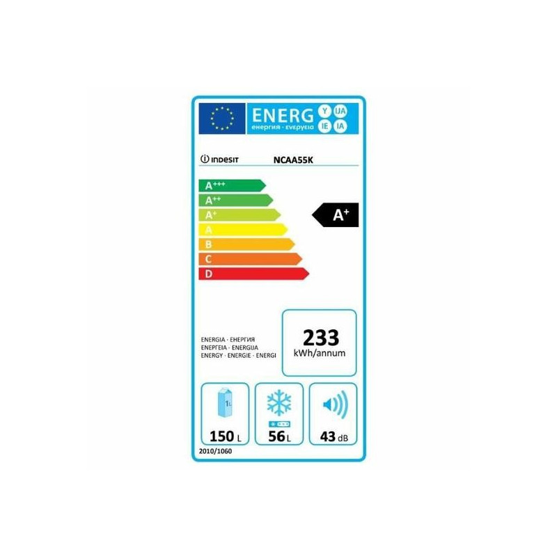 Réfrigérateur congélateur INDESIT NCAA 55 K