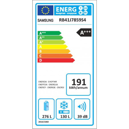Réfrigérateur congélateur SAMSUNG RB41J7859S4