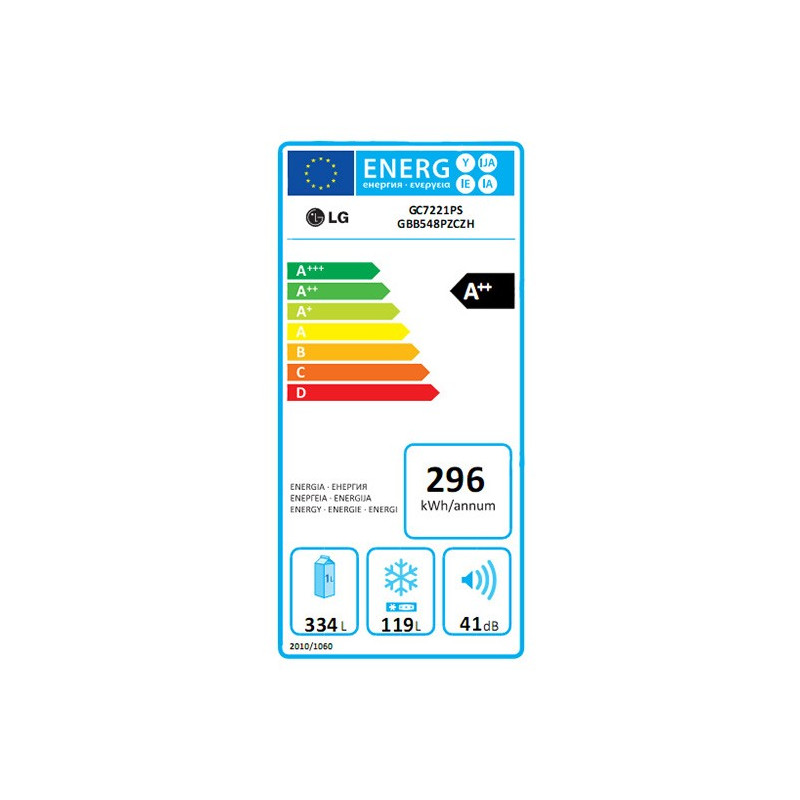 Réfrigérateur congélateur LG GC7221PS