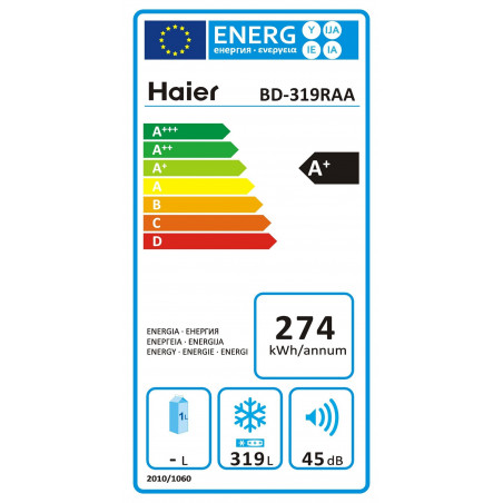 Congélateur HAIER BD-319RAA