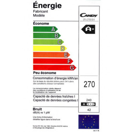 Congélateur CANDY CFU 2700 E