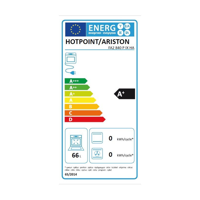 Four HOTPOINT FA2840PIXHA